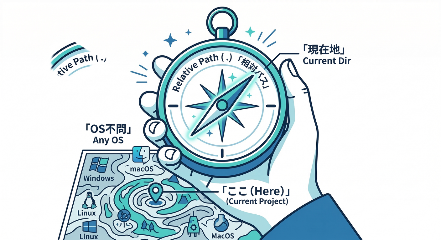 Relative Path Compass