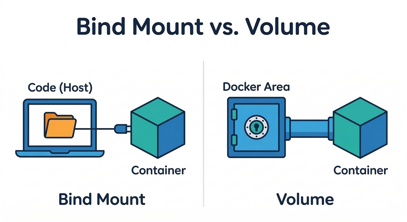 Bind Mount vs Volume