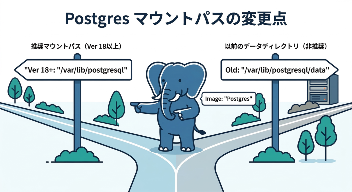 Postgres Mount Path