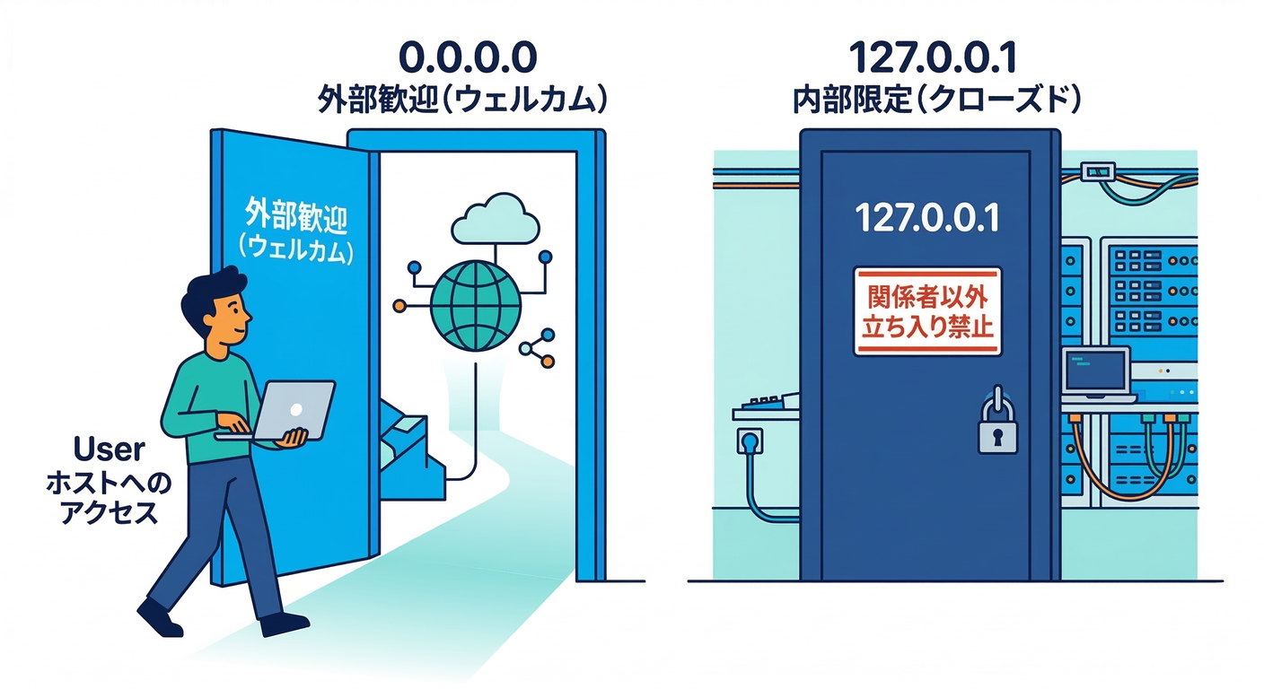 Binding Address Difference