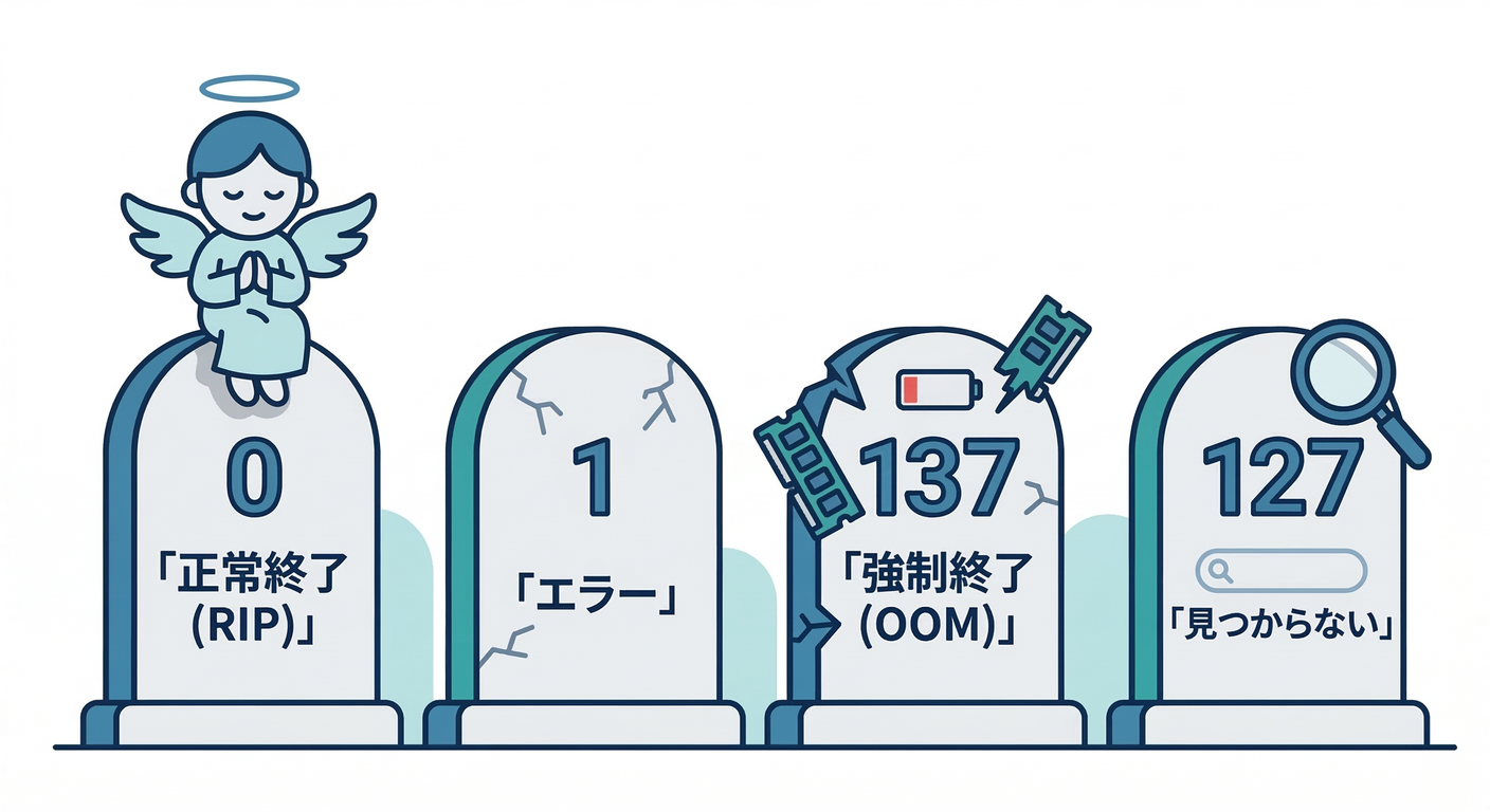 Exit Code Tombstones