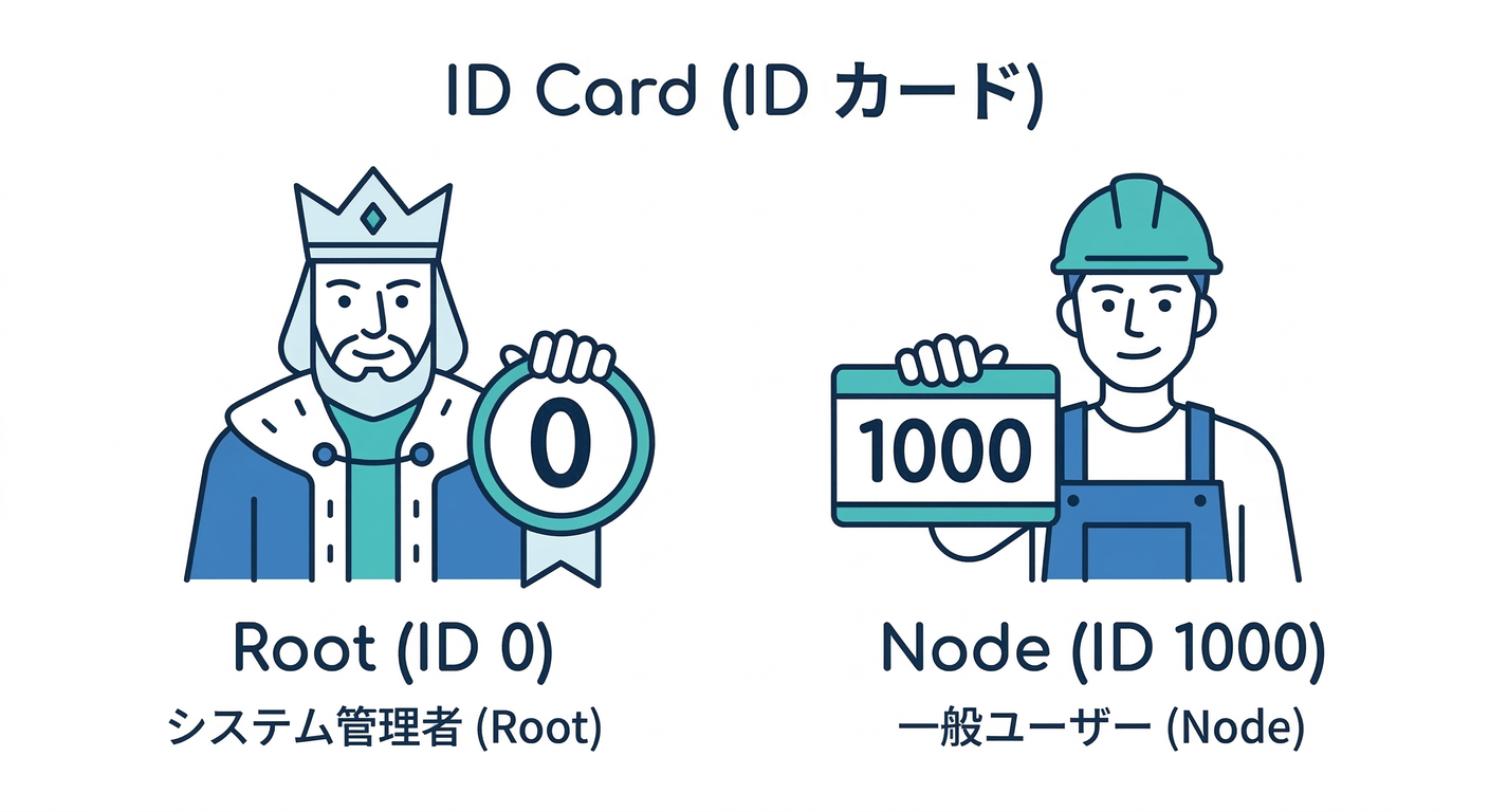 Linux User ID Badge