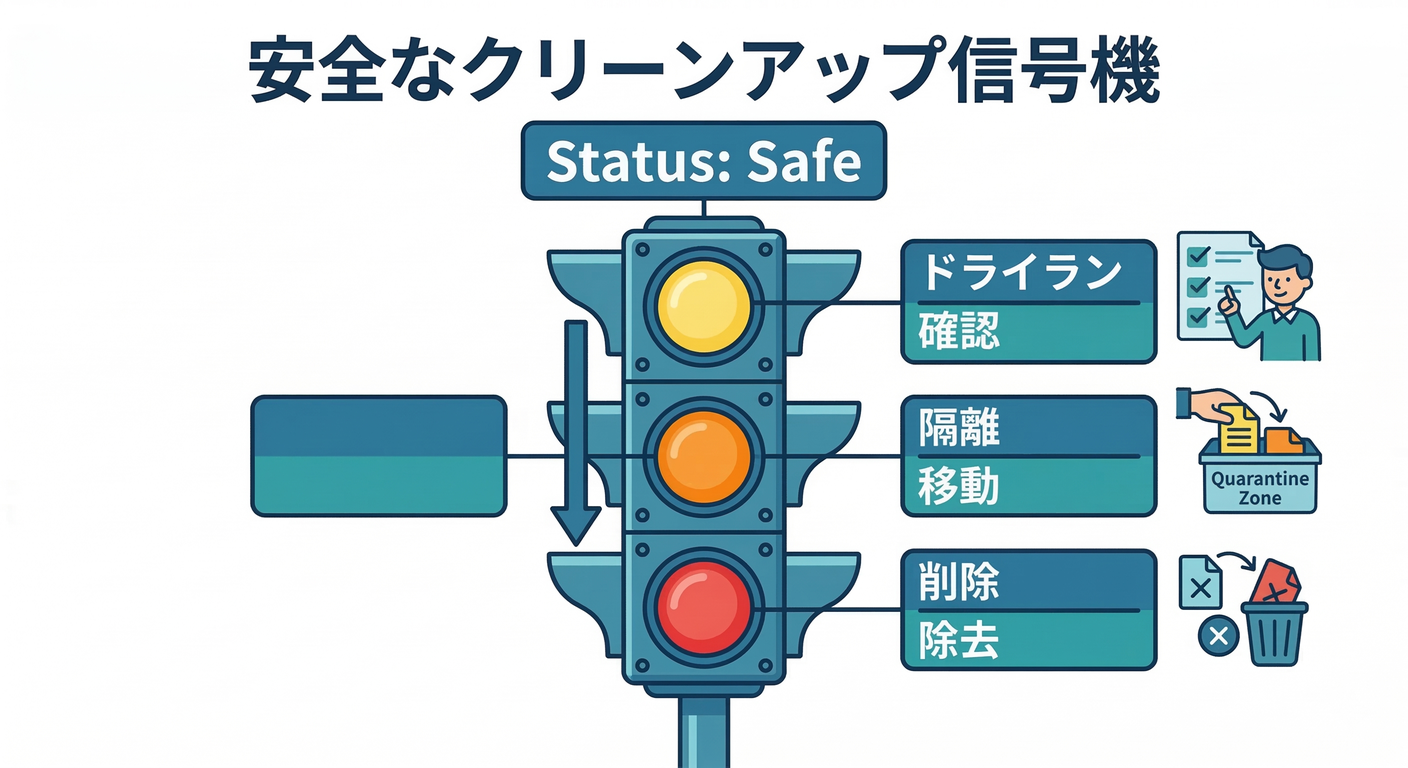 Safe Cleanup Traffic Light