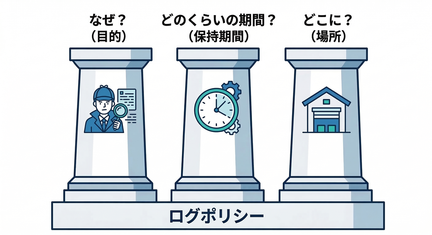 3 Pillars of Log Policy