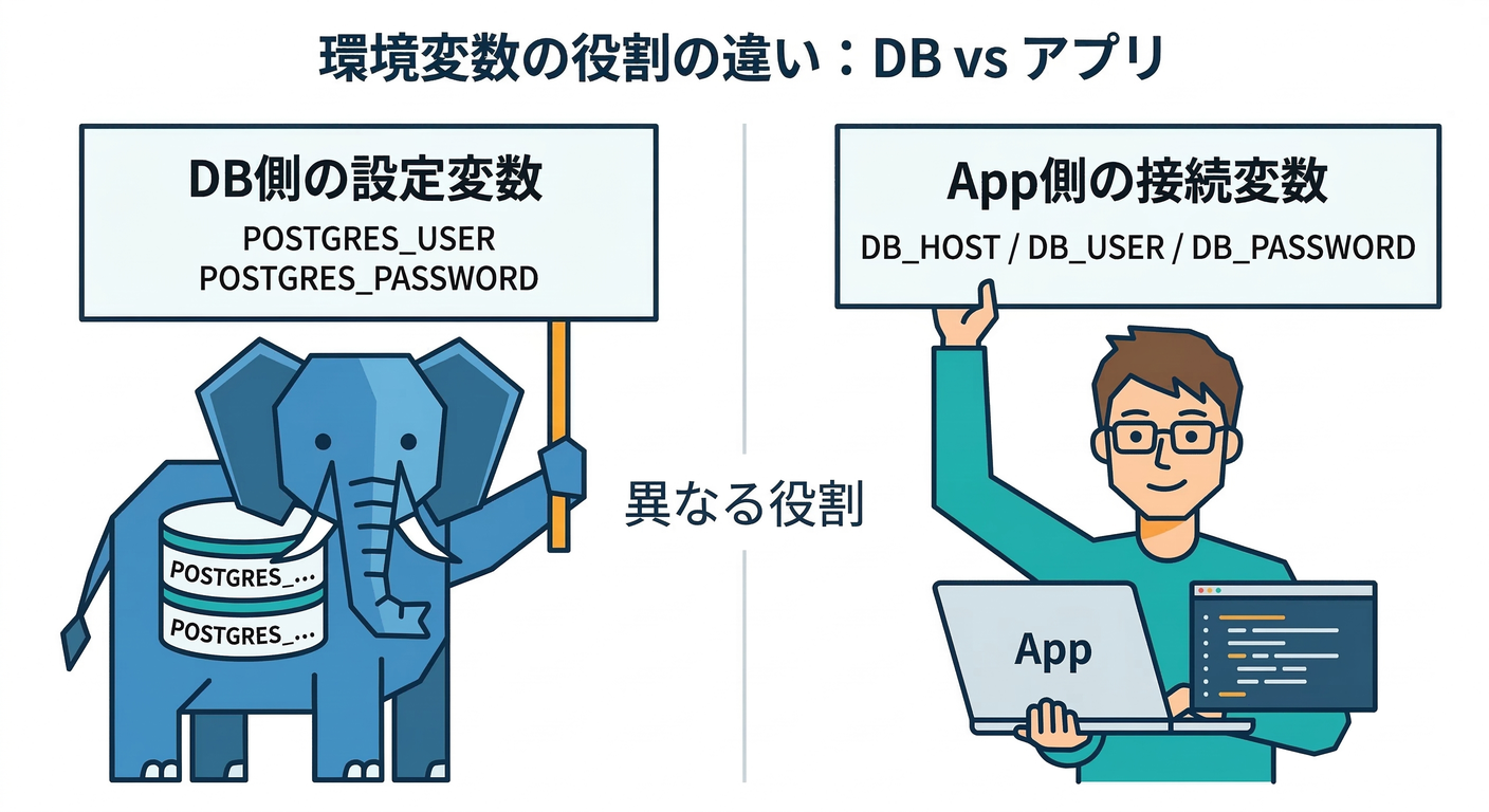 DB vs App Env