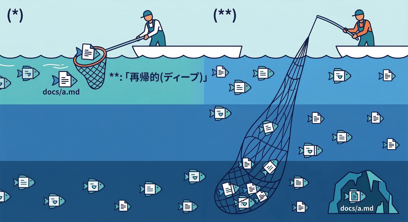 Wildcard Confusion (* vs **)