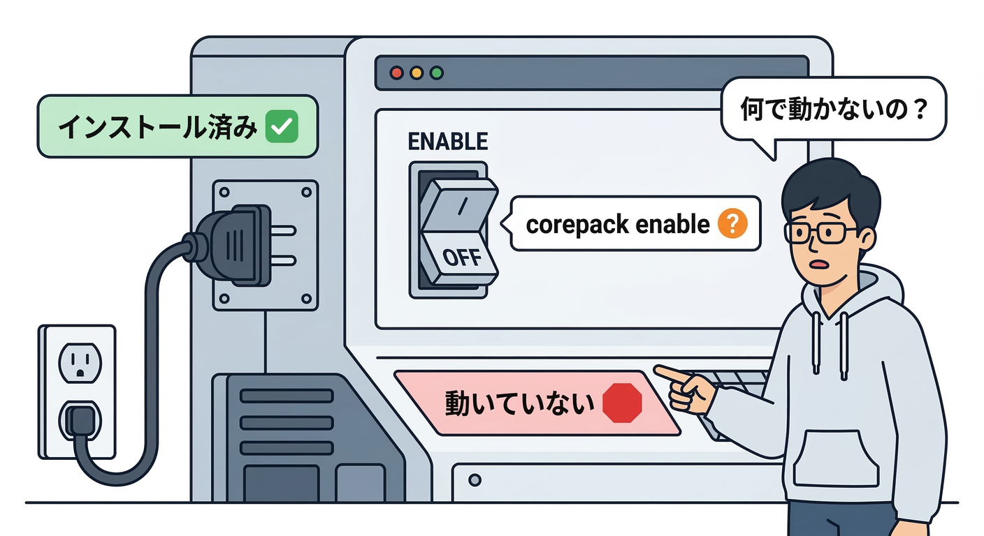 Corepack Enabled Trap
