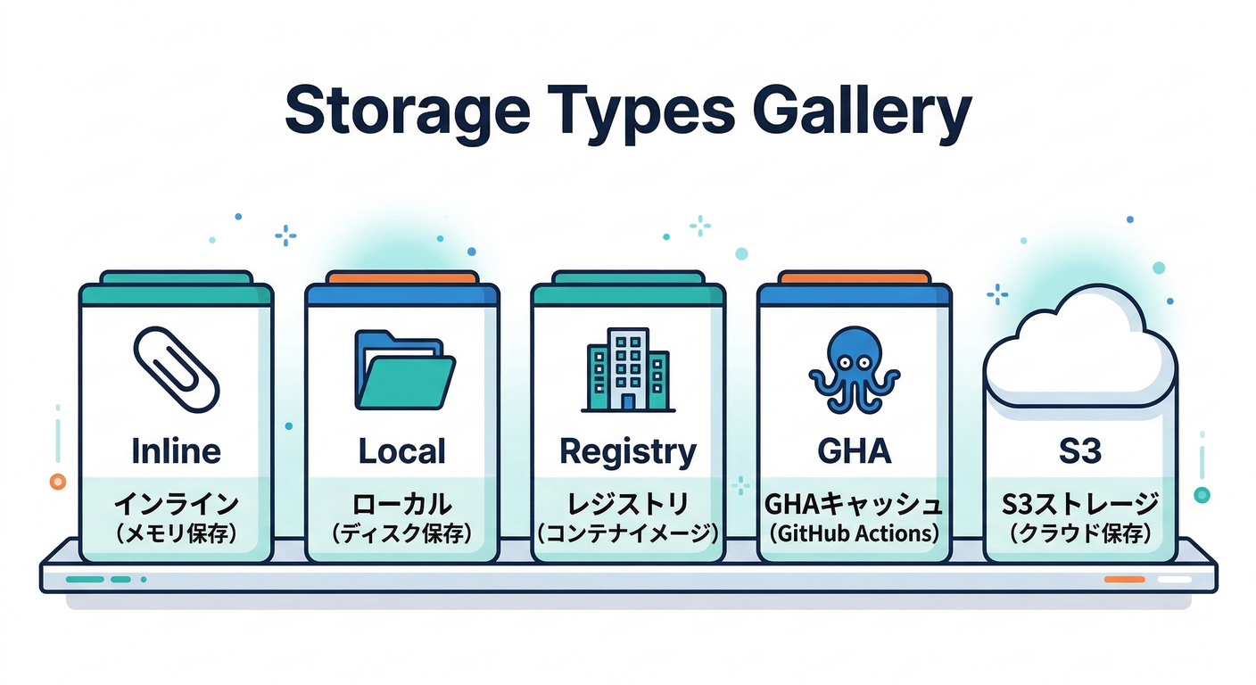 Storage Types Gallery