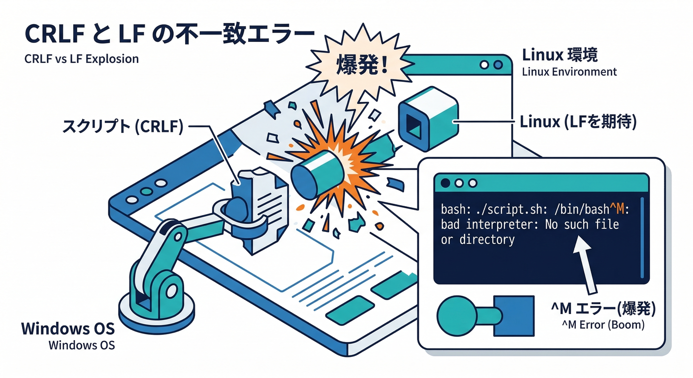 CRLF vs LF Explosion