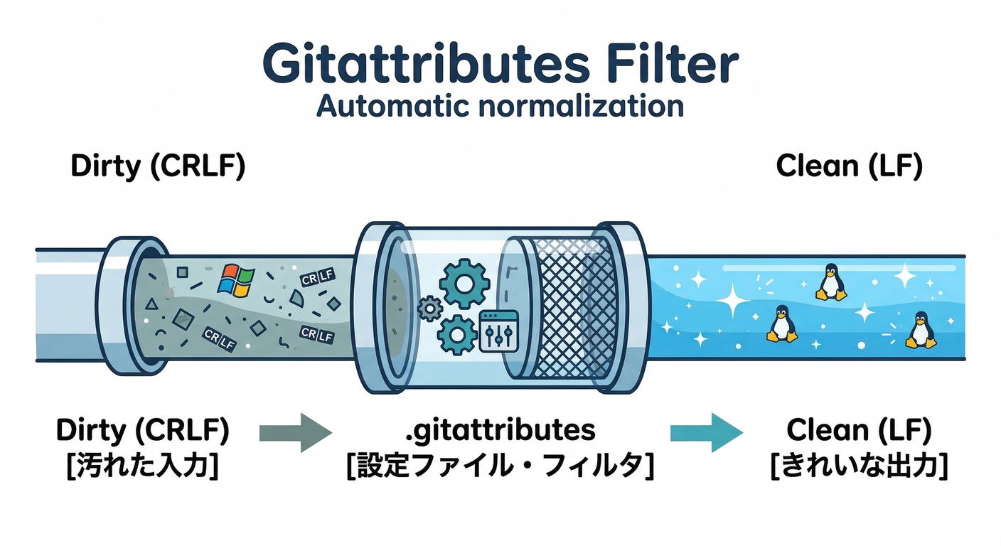 Gitattributes Filter