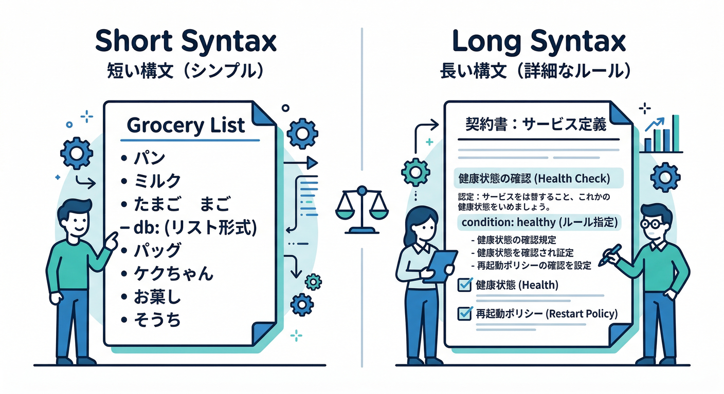 Short vs Long Syntax