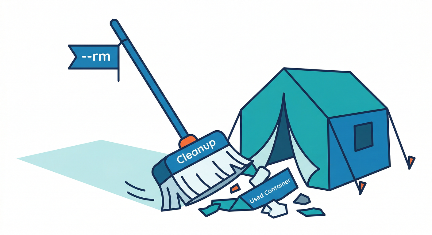 --rmで自動お掃除