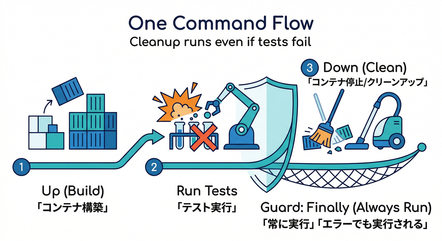 docker_developer_experience_ts_study_018_one_command_flow
