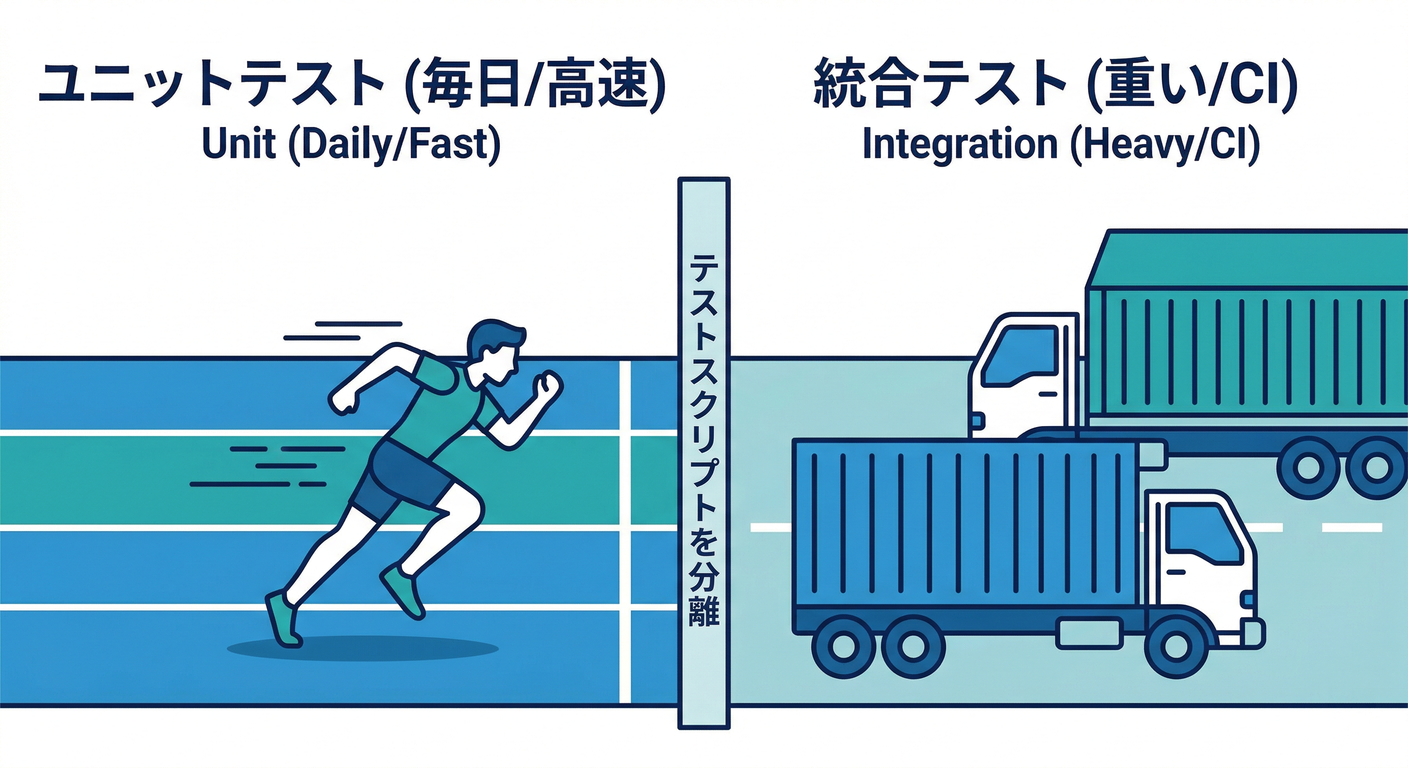 Unit vs Integration Separation