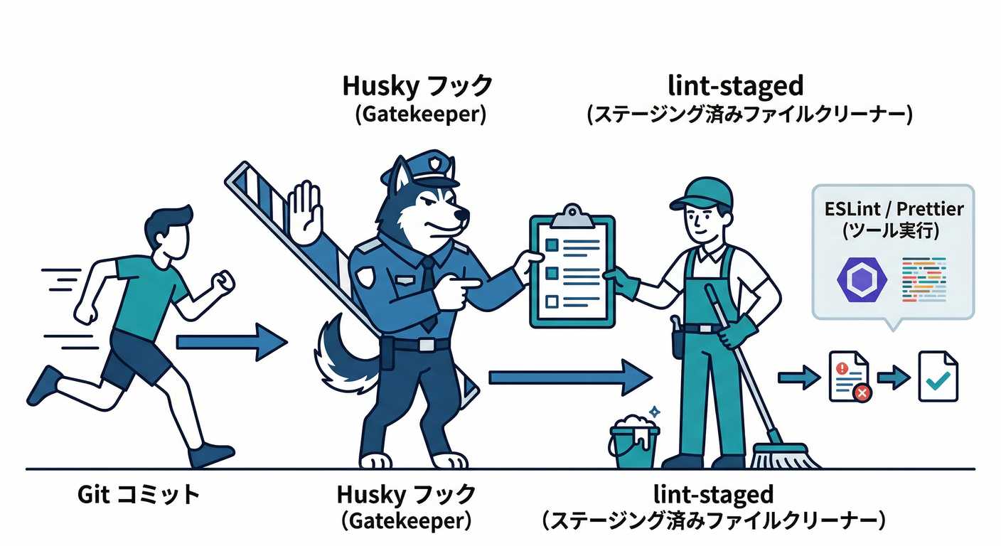 Husky and lint-staged Interaction
