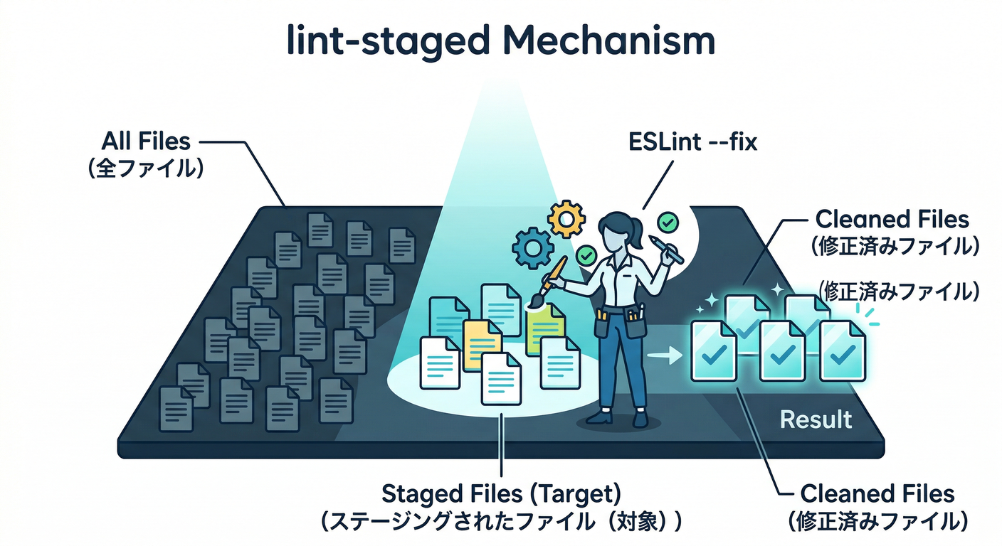 lint-staged Mechanism
