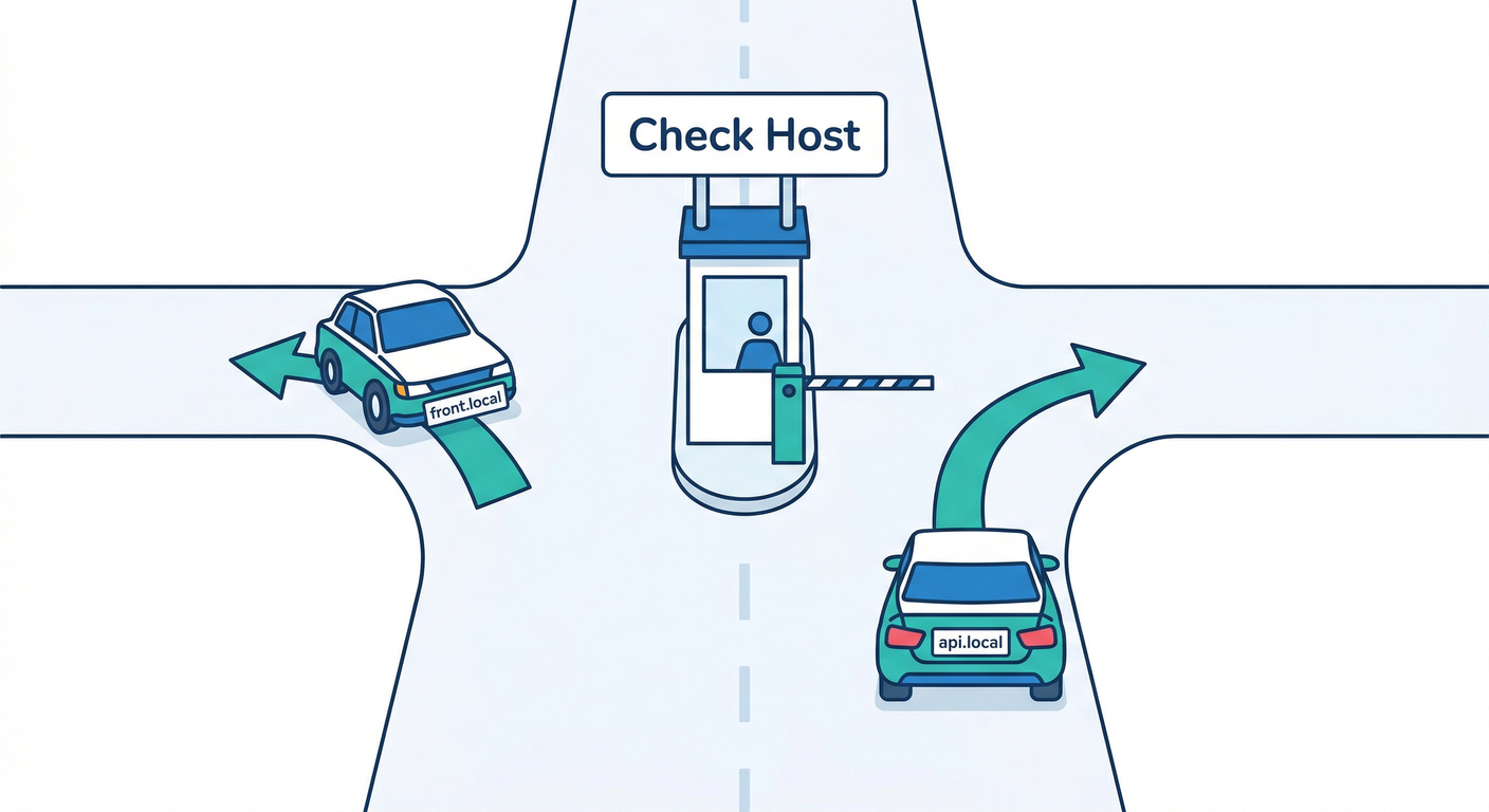 Host Routing Flow
