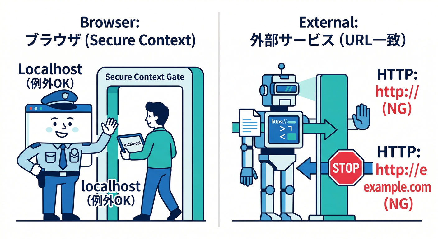 Two Types of HTTPS Requirements