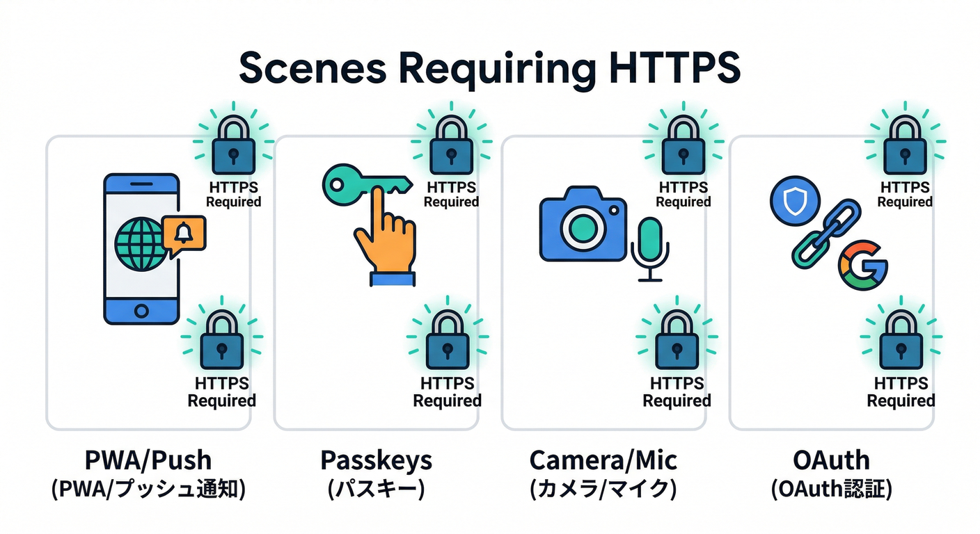 Scenes Requiring HTTPS