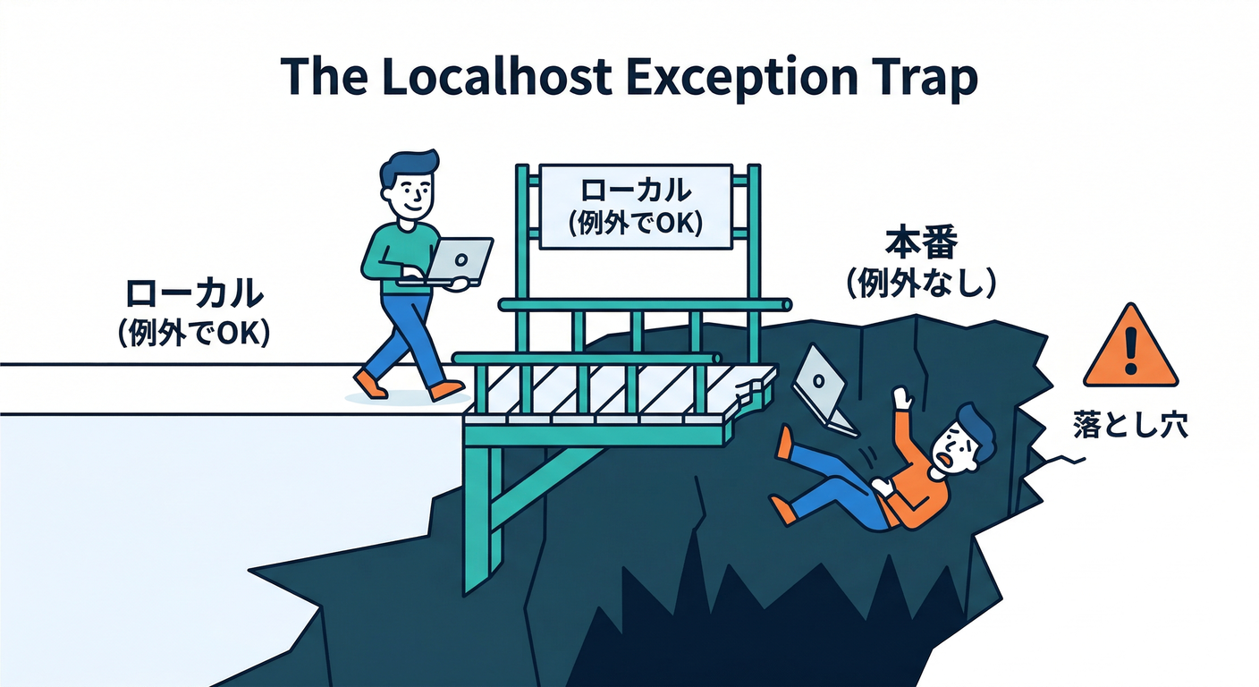 The Localhost Exception Trap