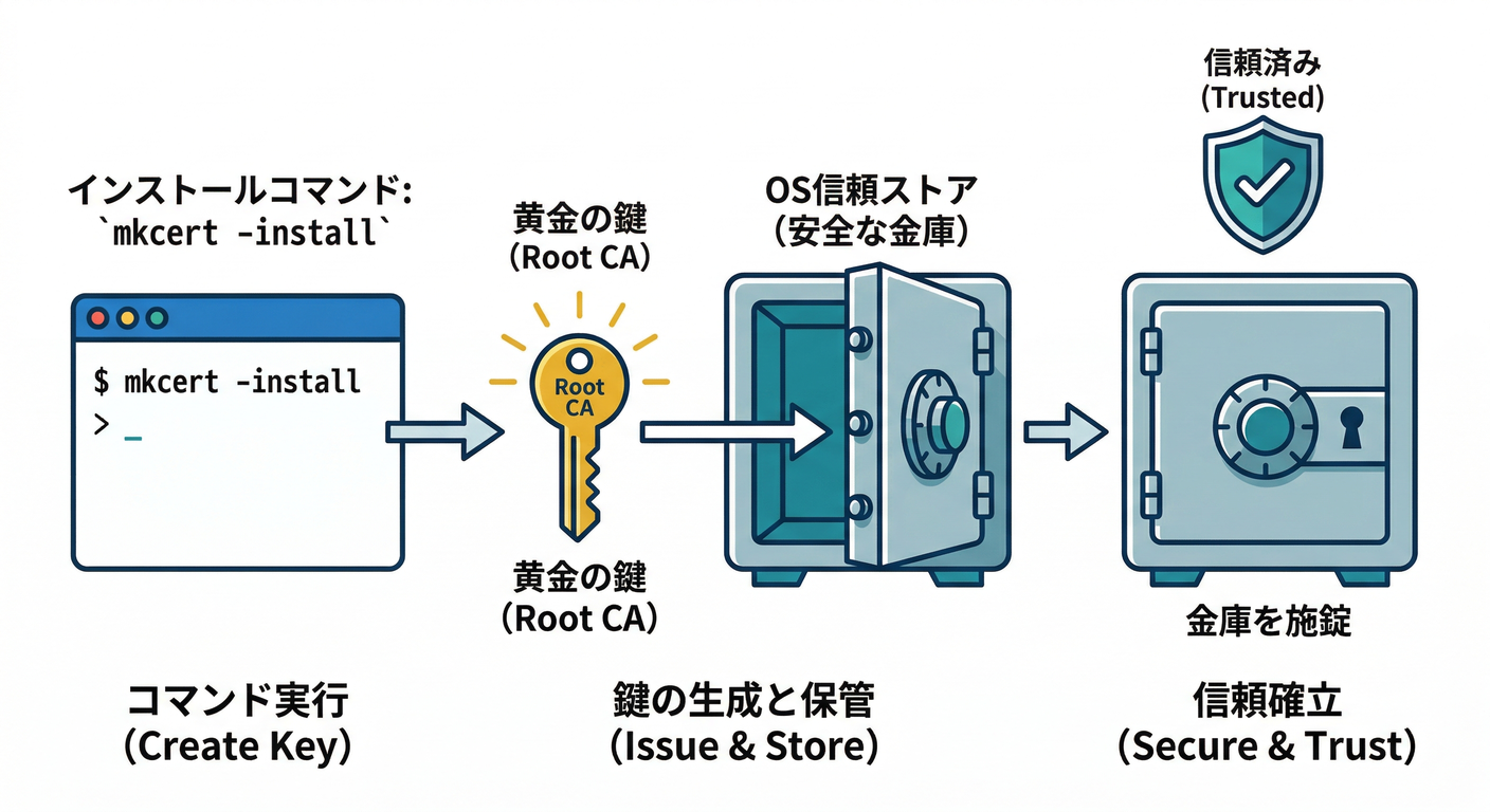 Local CA Trust Flow