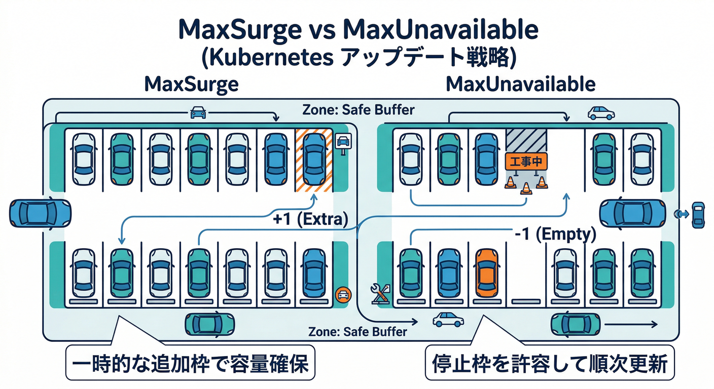 MaxSurge vs MaxUnavailable