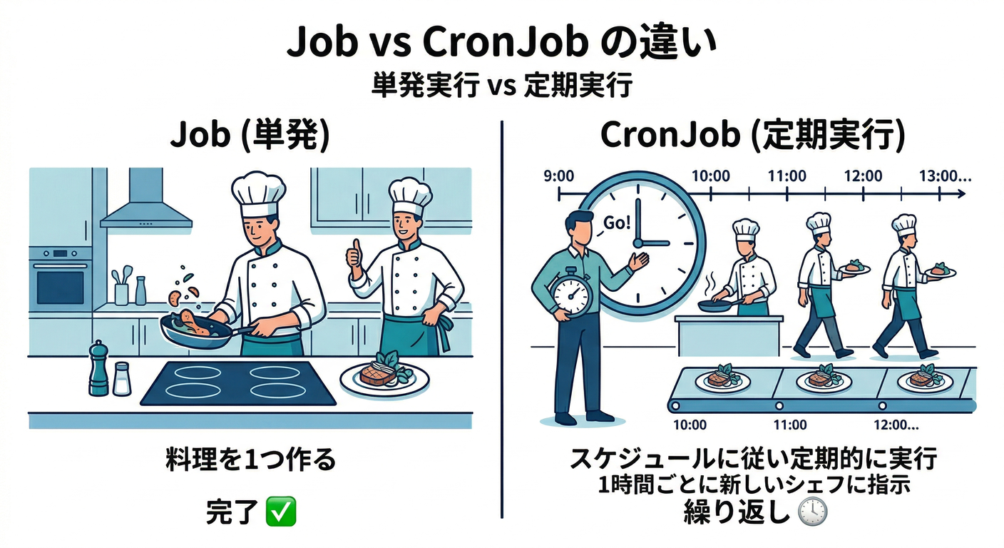 Job vs CronJob Distinction