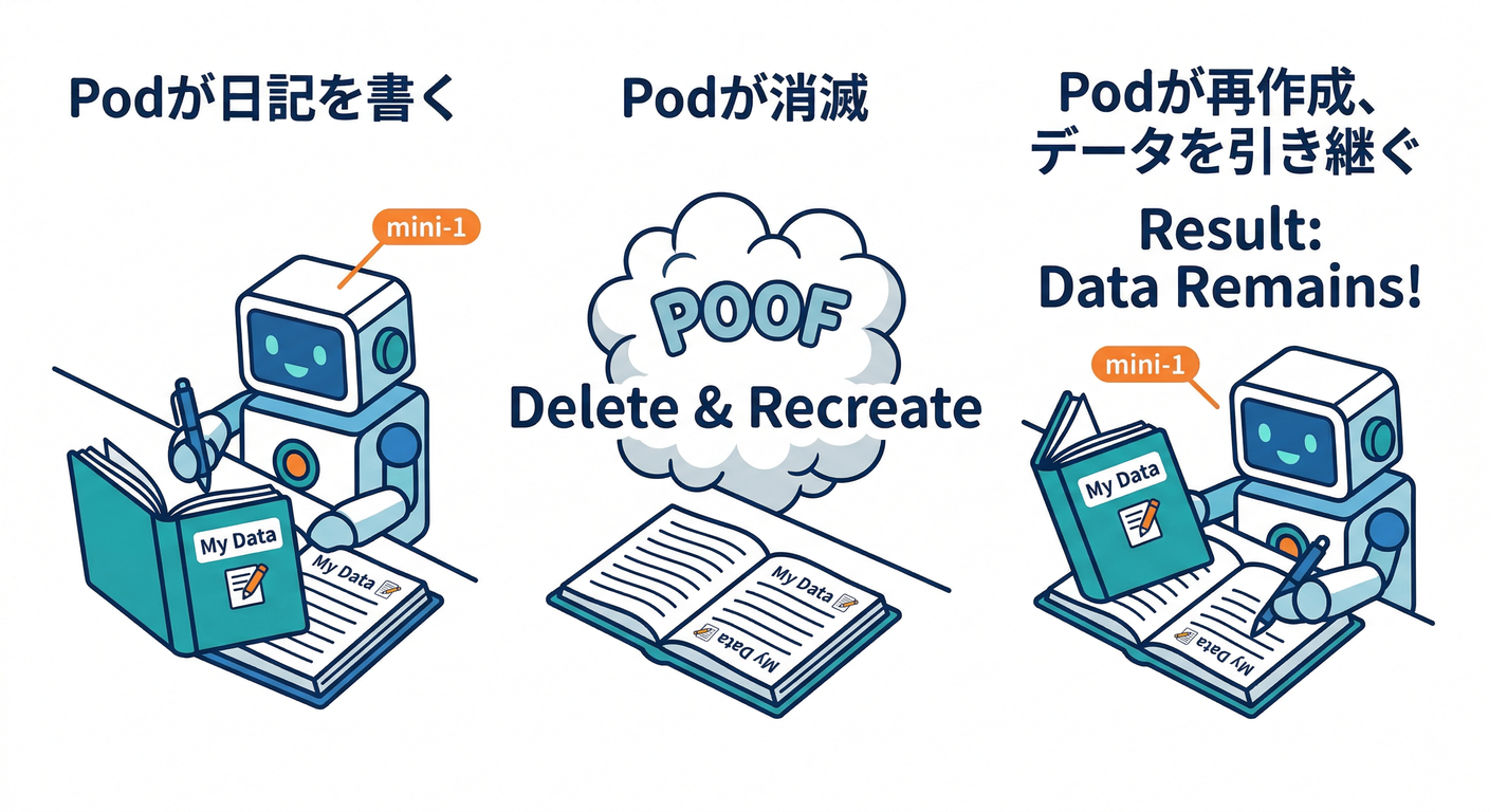 Persistence across Pod Recreation