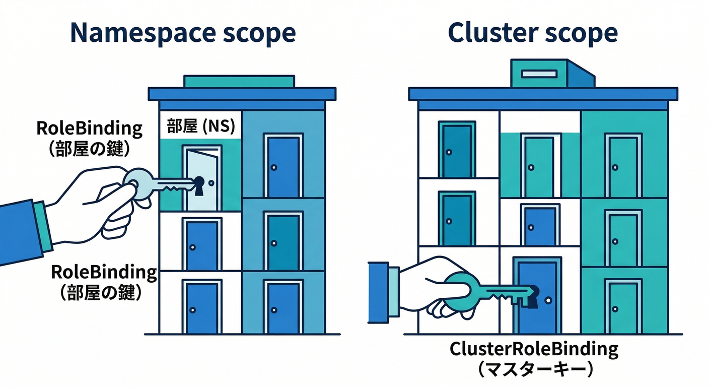 Scope Comparison (Namespace vs Cluster)