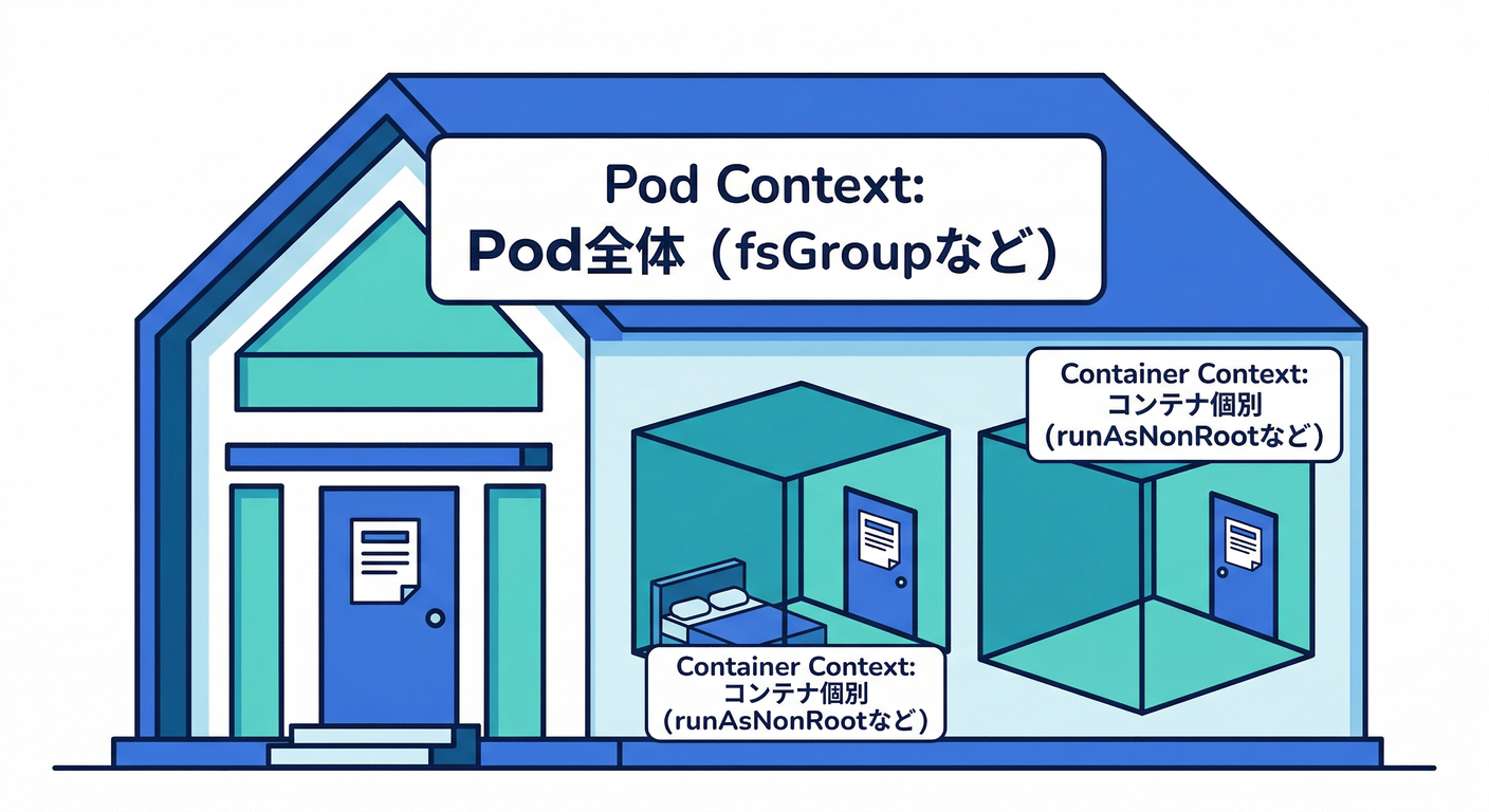 Pod vs Container Context Scope