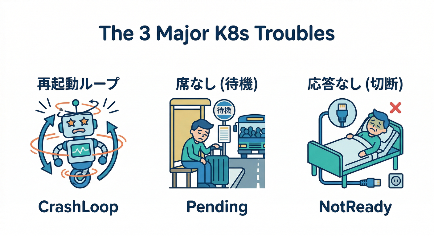 The 3 Major K8s Troubles