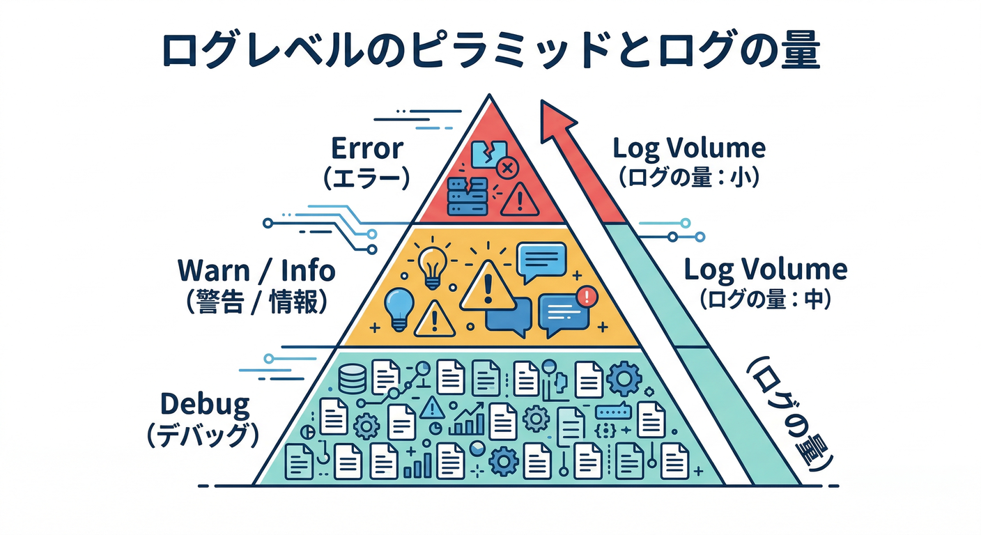 Log Levels Pyramid
