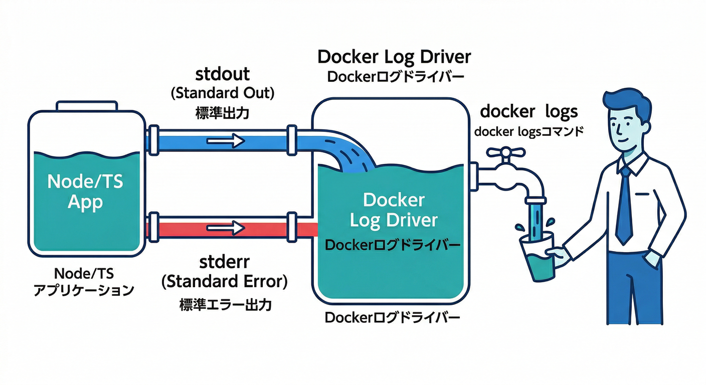 The Flow of Logs in Containers