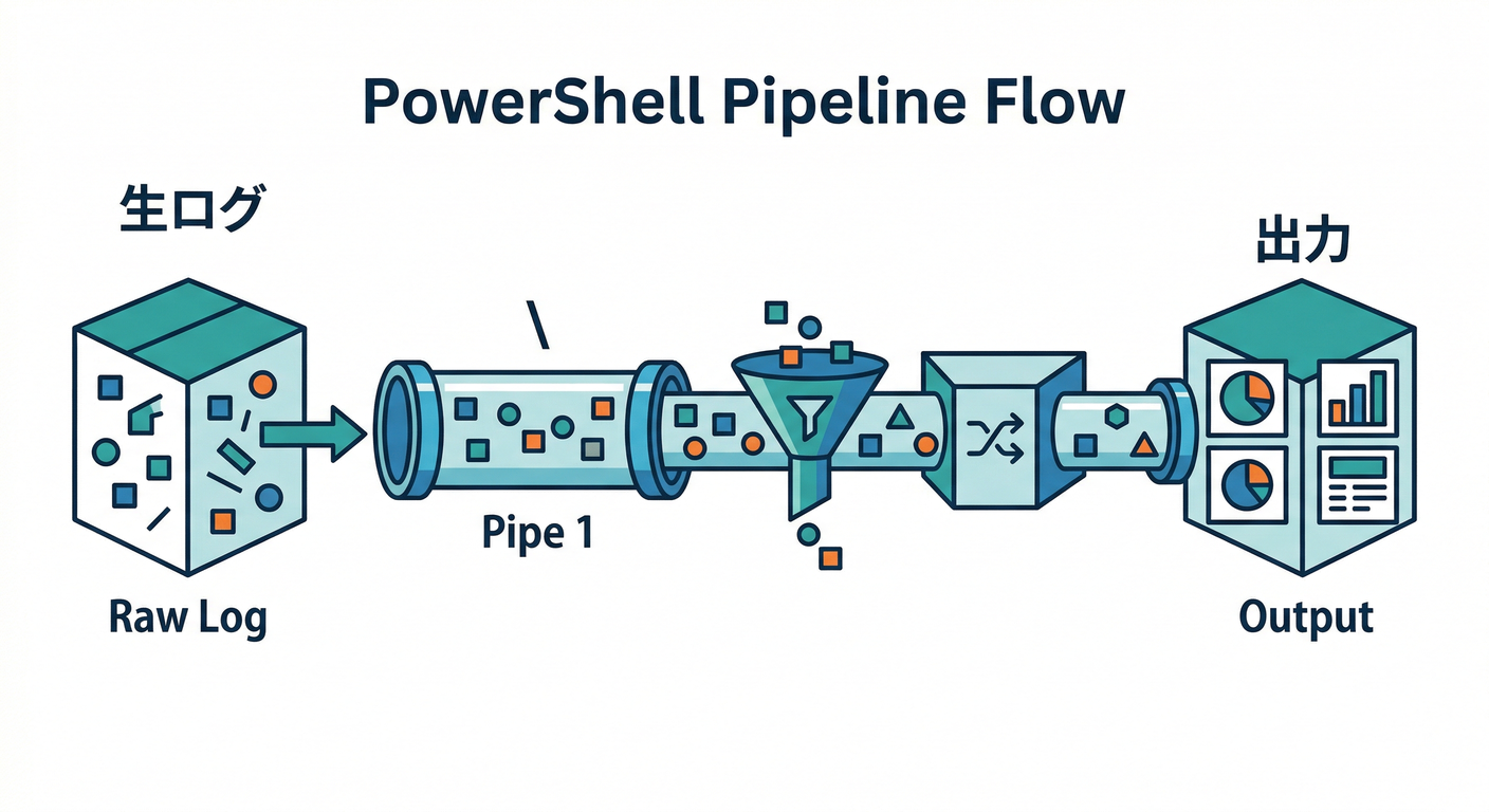 PowerShell Pipeline Flow