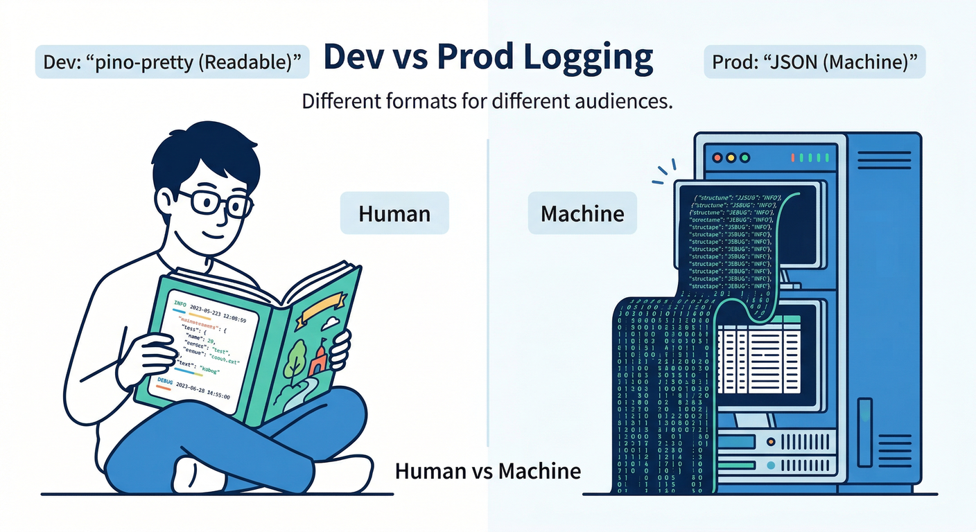 Dev vs Prod Logging