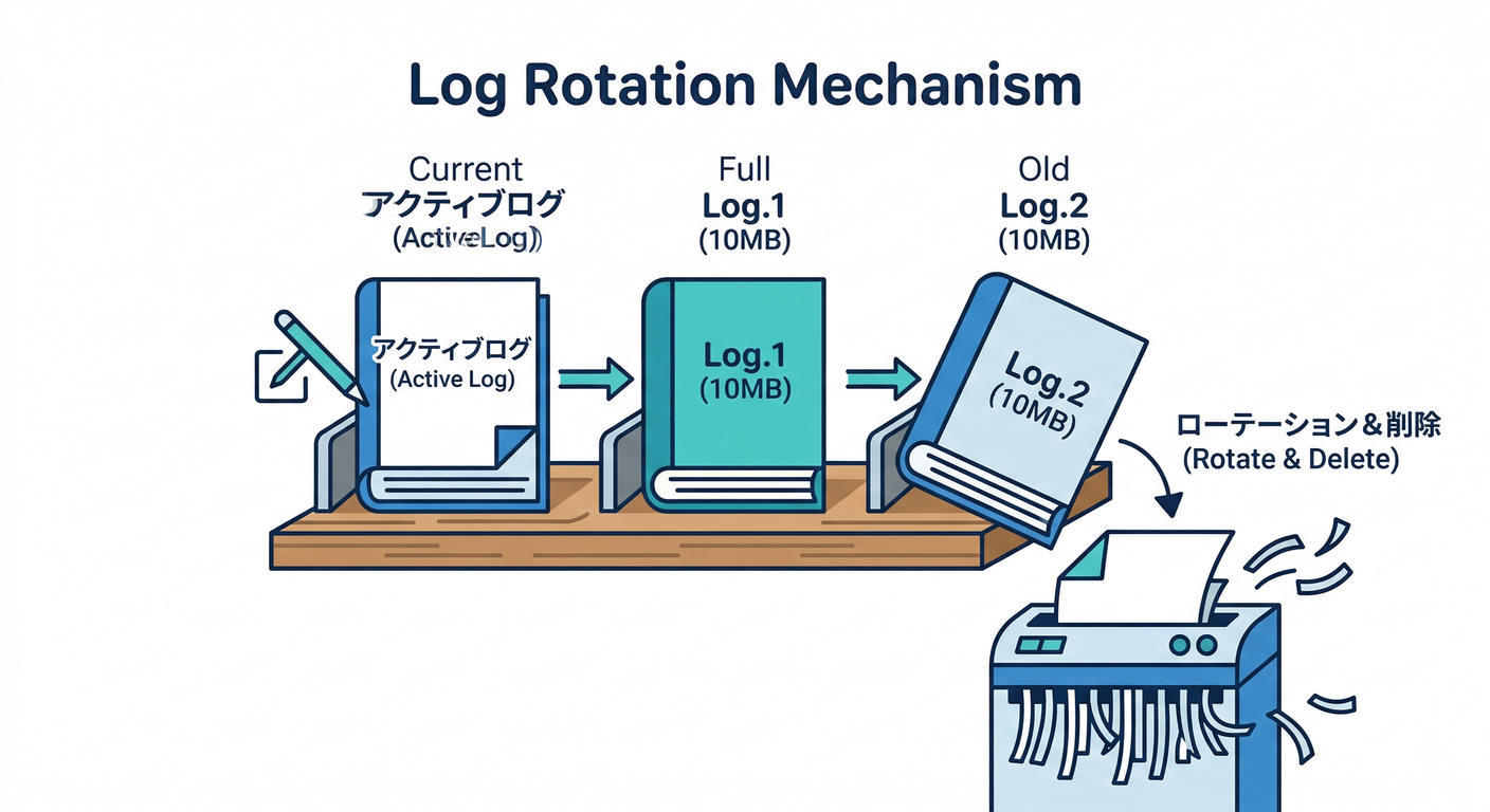 Log Rotation Mechanism