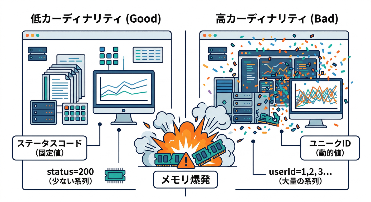 Label Explosion (High Cardinality)