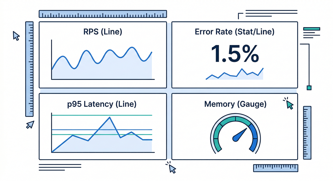 4-Panel Dashboard Layout