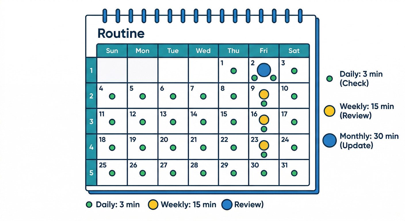 Routine Calendar