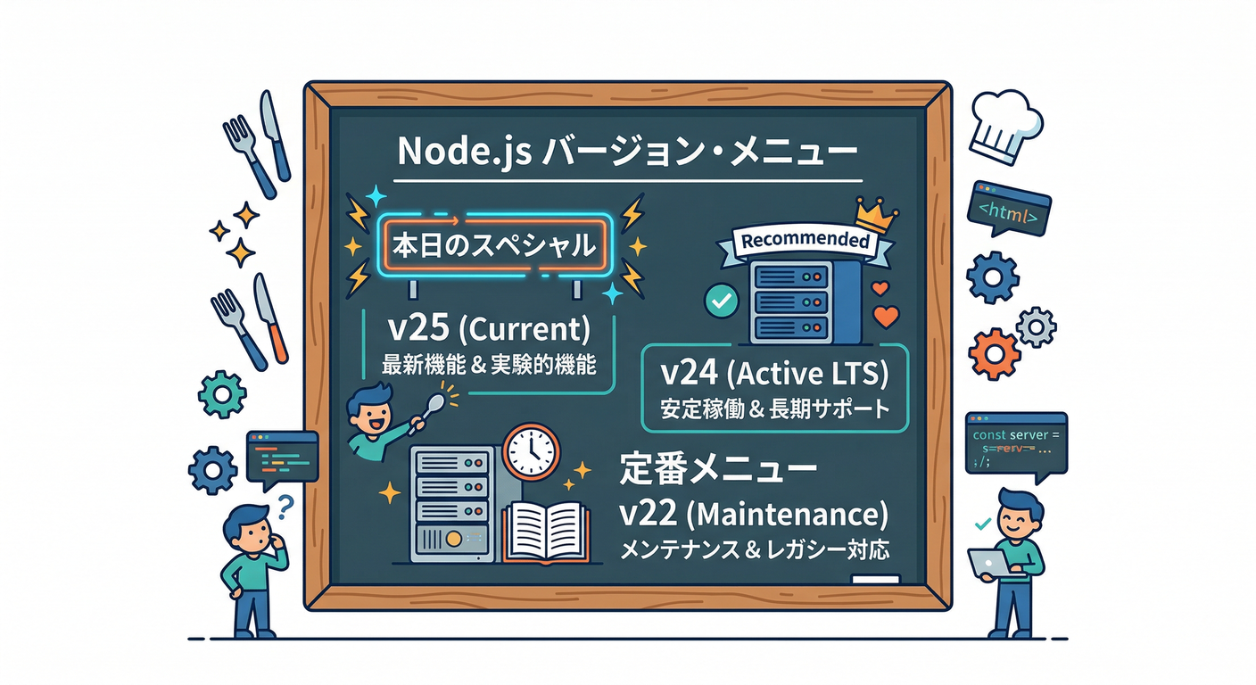 Version Menu of the Day