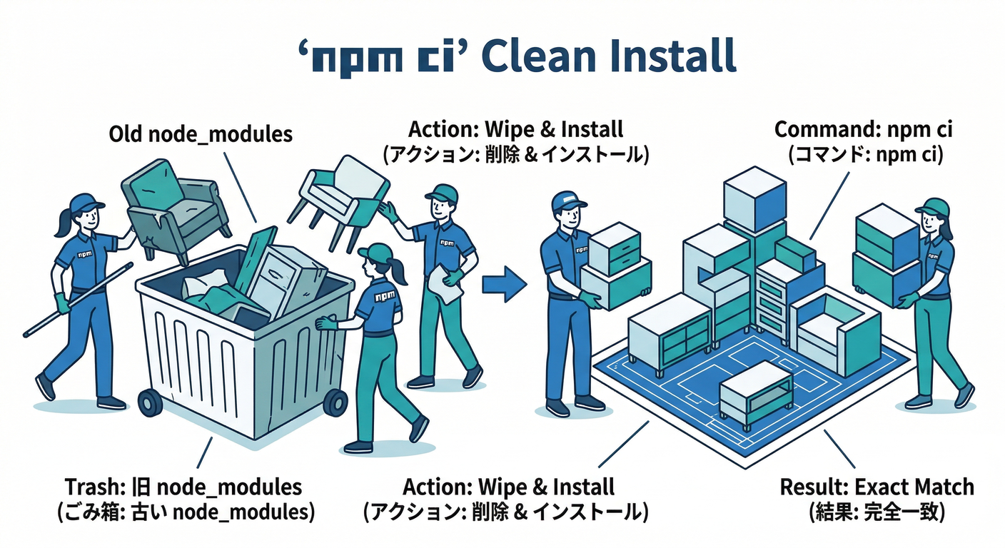 npm ci Clean Install