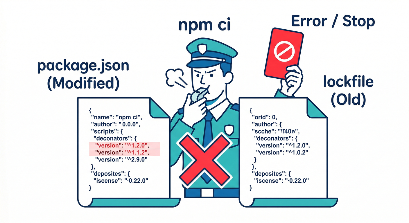 npm ci Lockfile Mismatch