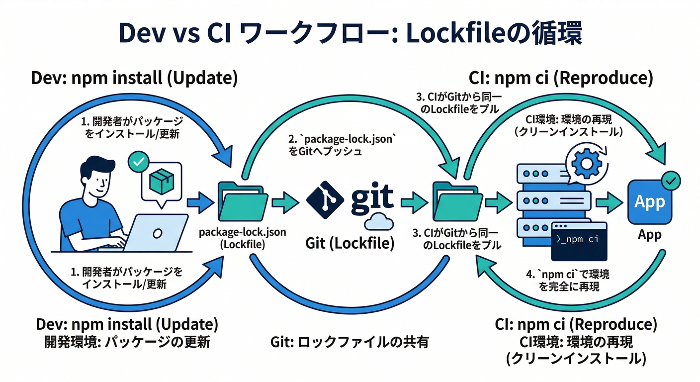Dev vs CI Workflow