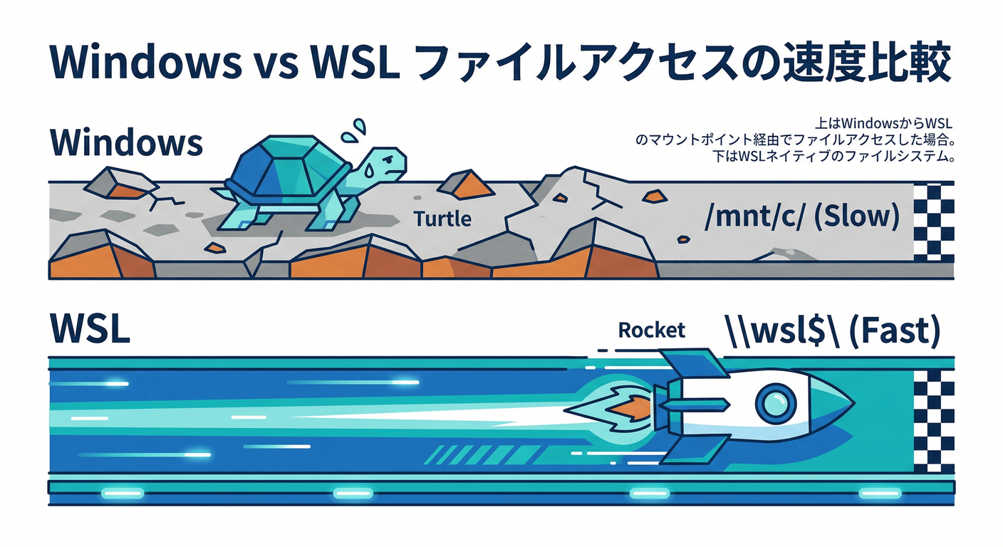 Windows vs WSL Speed