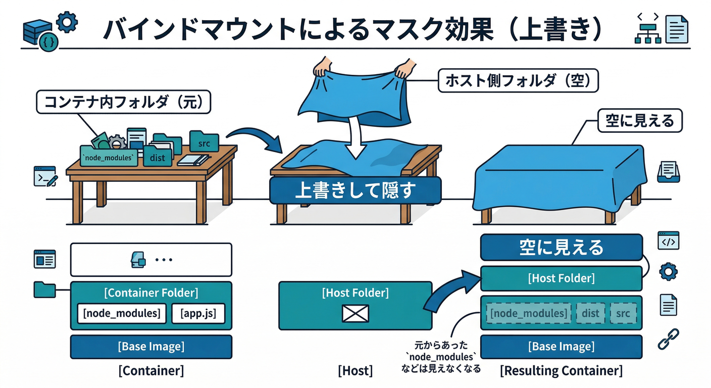 Bind Mount Masking Effect