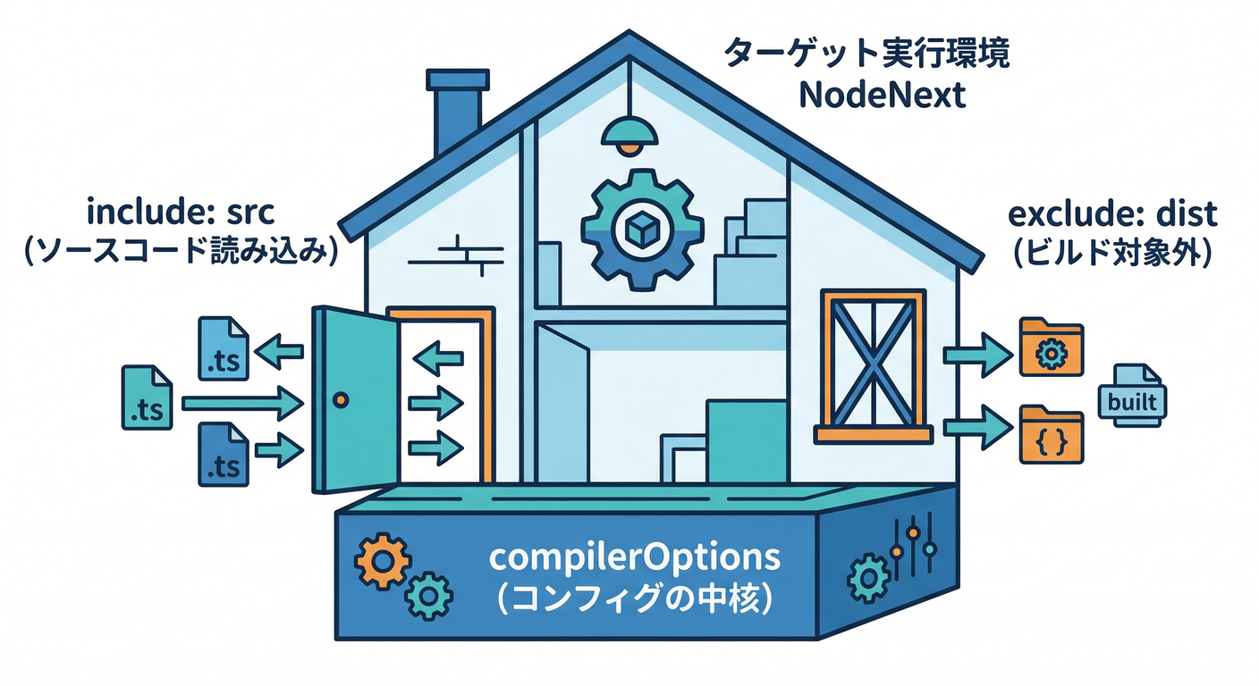 Minimal tsconfig Structure