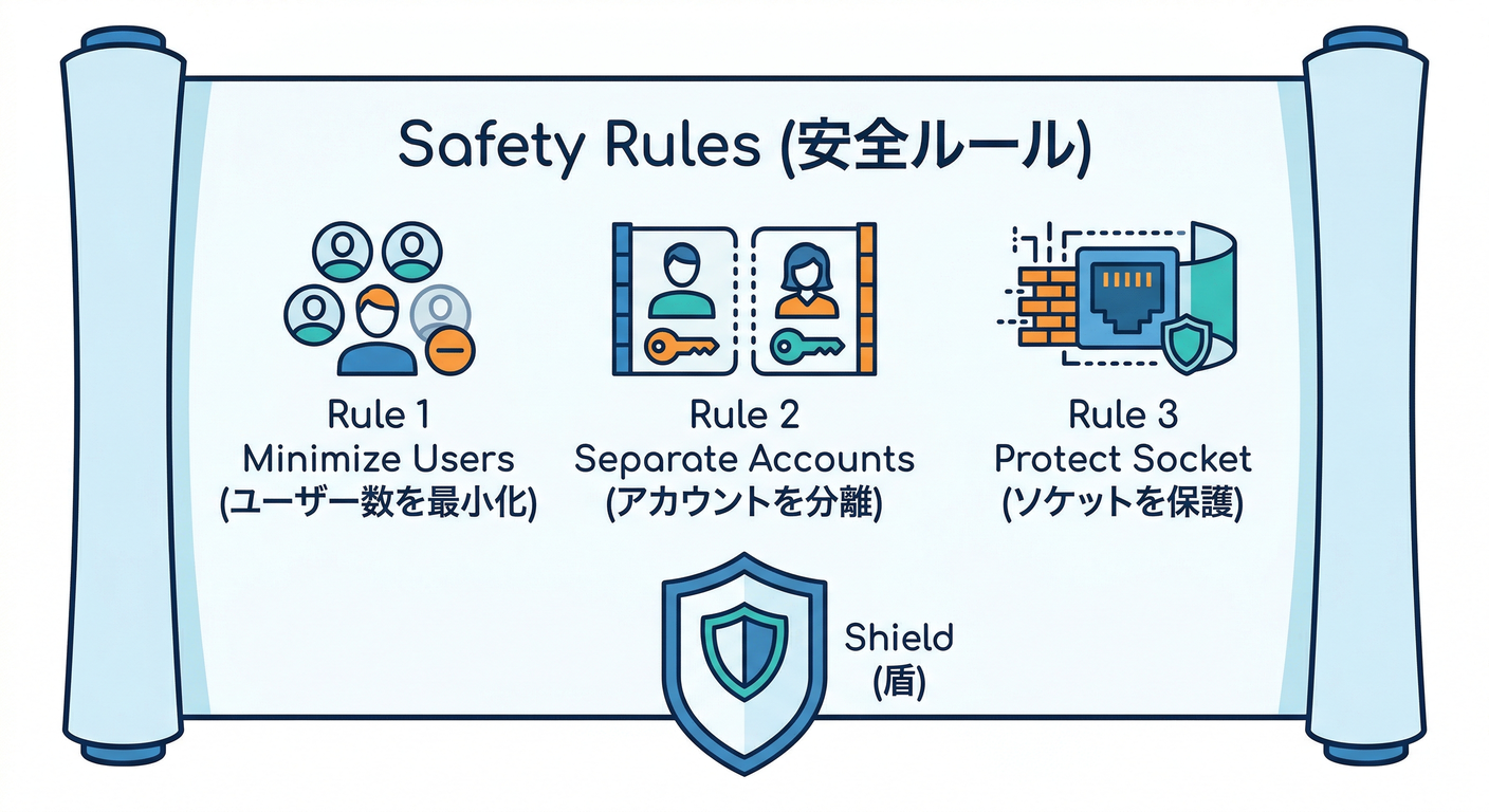 Safety Rules Scroll