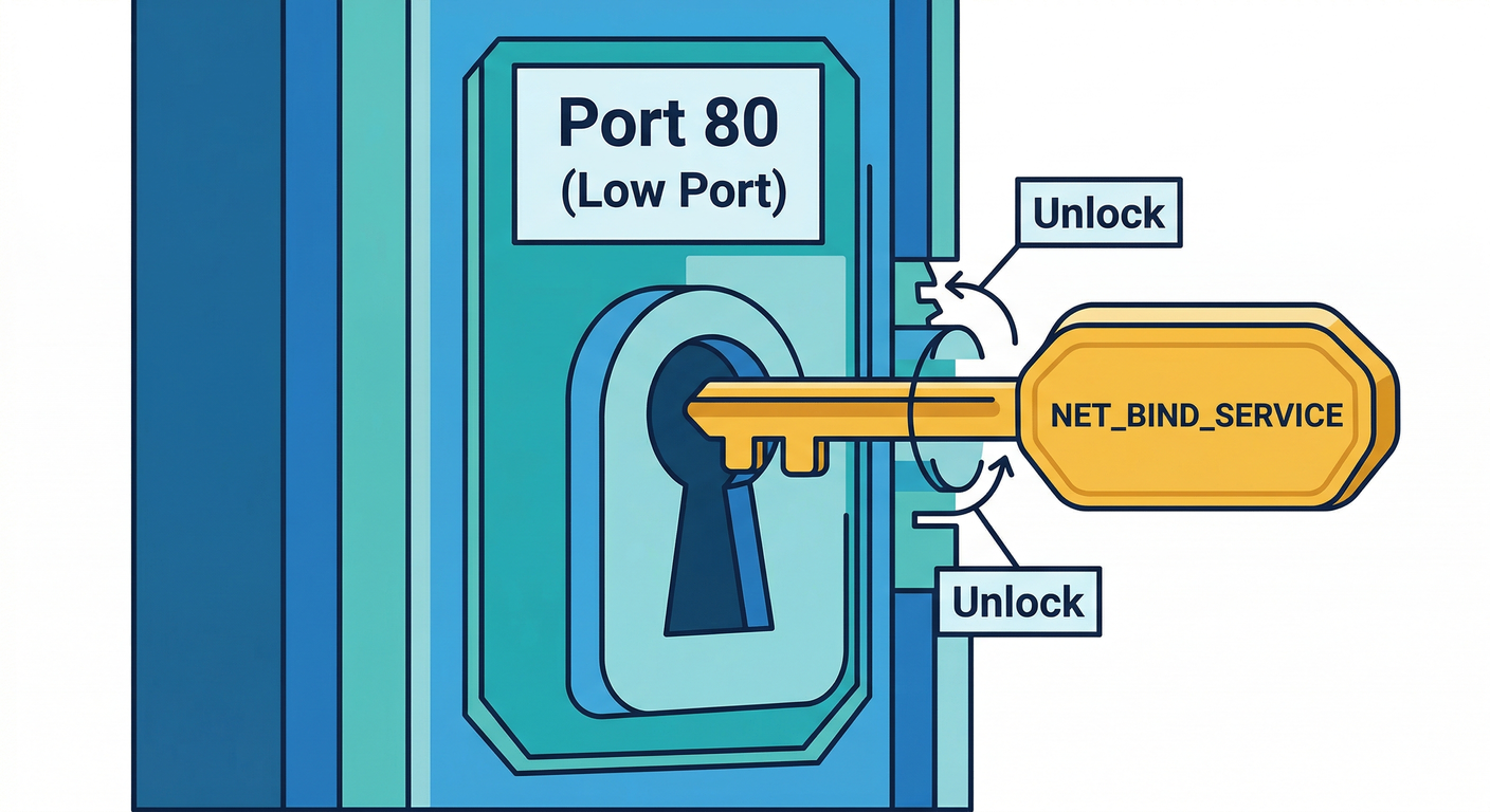 NET_BIND_SERVICE Key