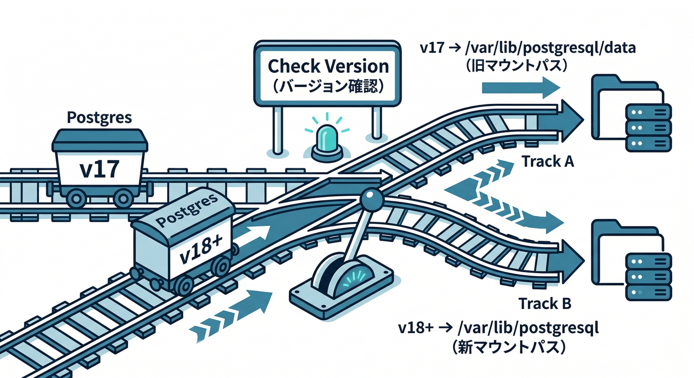 Postgres Version Mount Path
