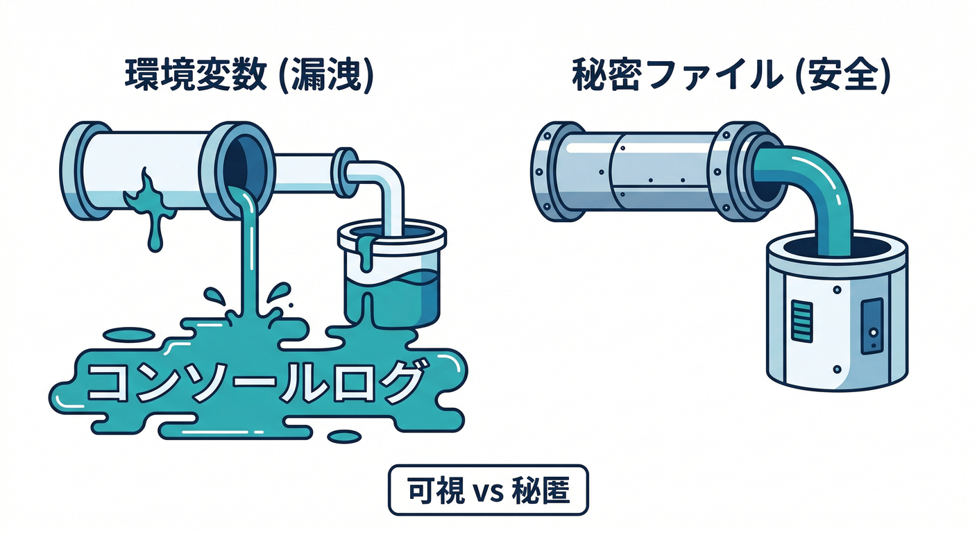 Environment Variable vs Secret File